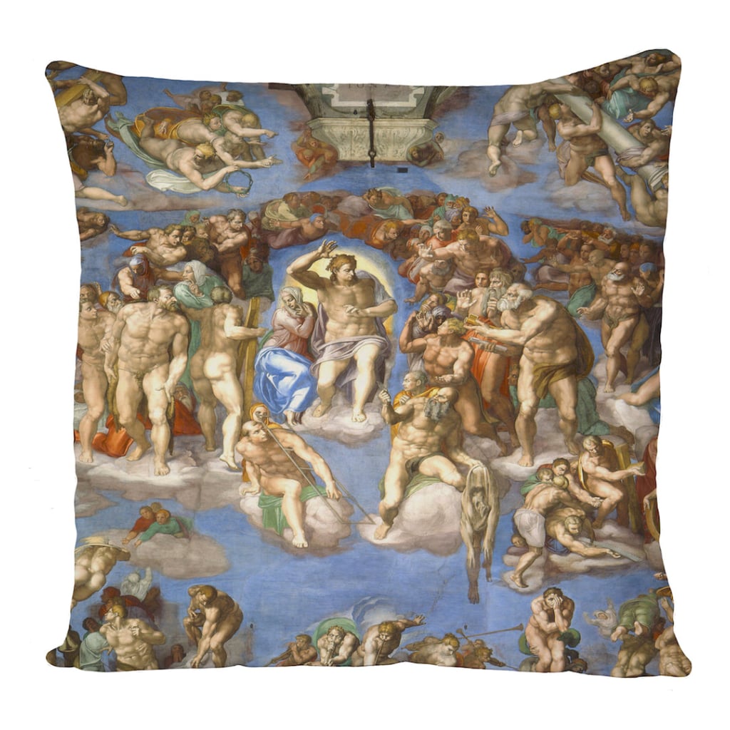 The Last Judgement Michelangelo Cushion Cover