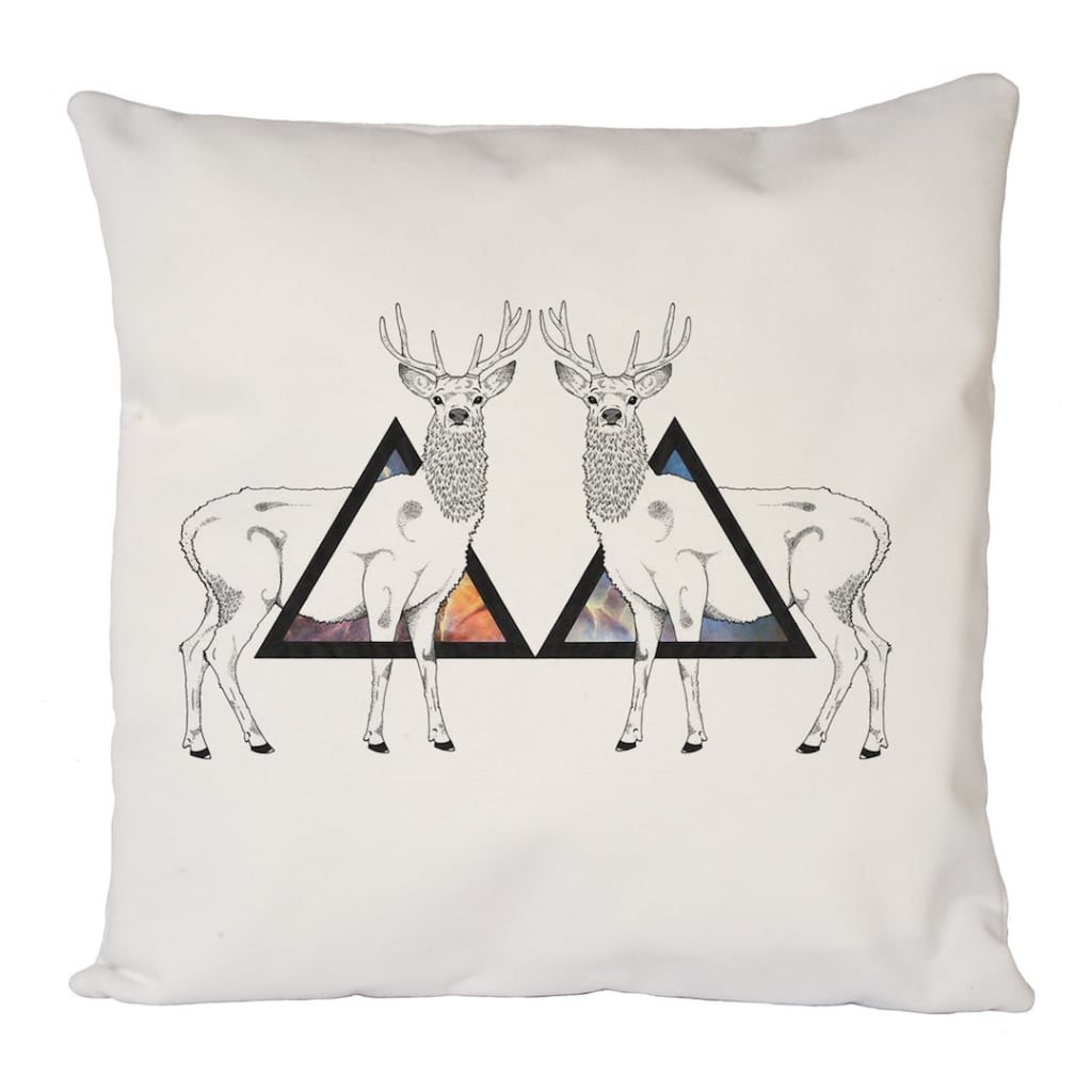 Triangle Deers Cushion Cover
