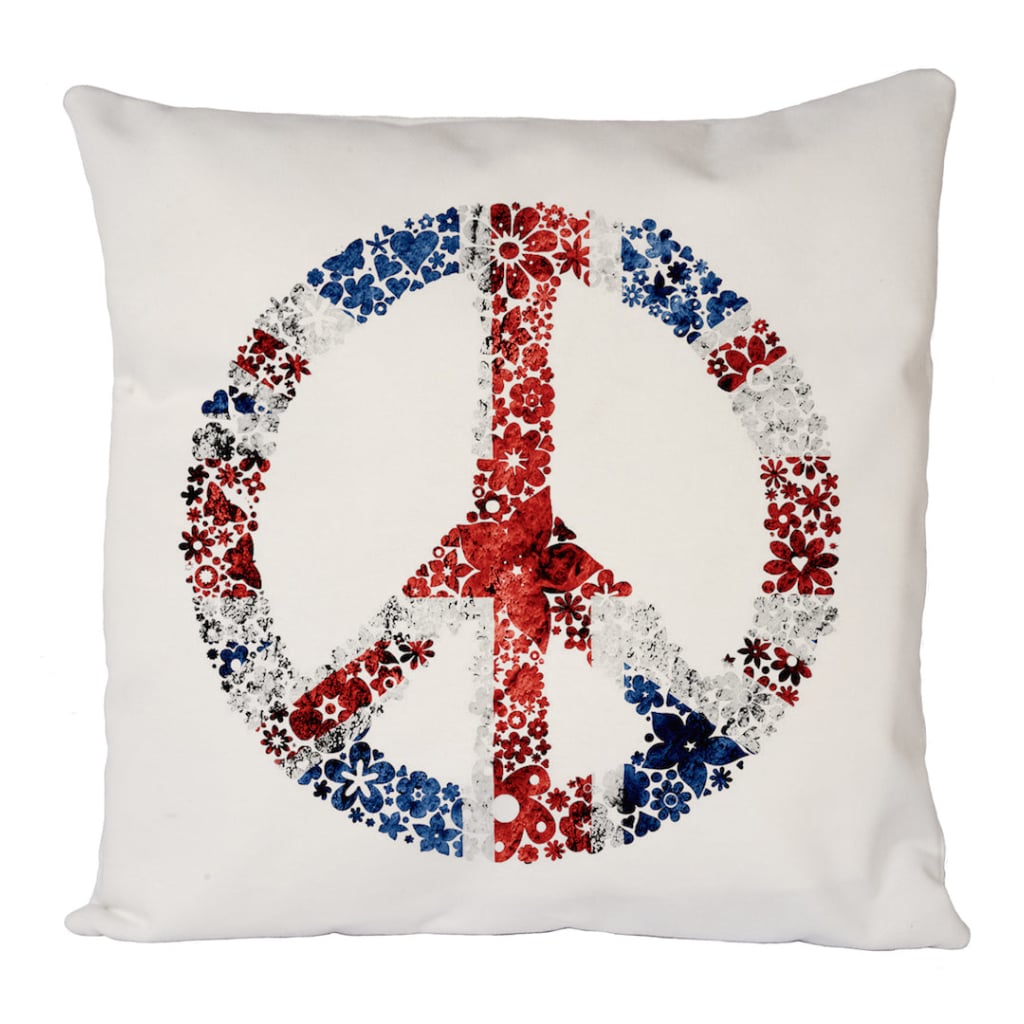 Union Jack Peace Cushion Cover