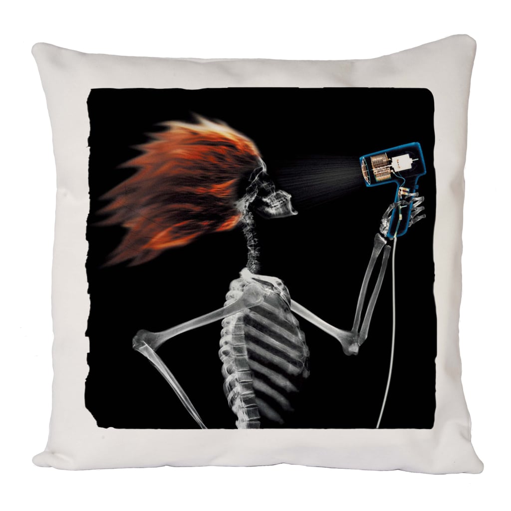 Xray Hairdryer Cushion Cover